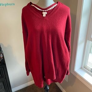 Hinge Boyfriend Fit Knit Sweater